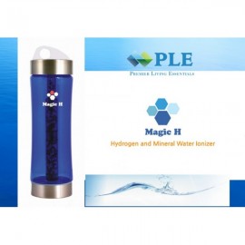 韓國PLE Magic H天然礦物質鹼性富氫水杯,抗氧化原理： 富氫水中的氫(H2)進入身體後通過氧化自由基把毒性恢復為水(H2O)